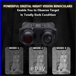 Night Vision Binoculars Goggles1080P HD 4X20 Zoom 3000m/9840Ft Viewing Range