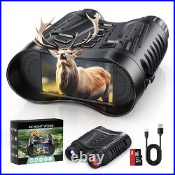 Night Vision Binoculars Goggles 8X Digital Zoom HD 1080P with IR Illuminator New