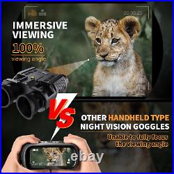 Night Vision Binoculars Goggles NV8000 Infrared Digital Head Mount Night Vision