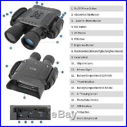 Night Vision Binoculars HD Digital Infrared Hunting Binocular Scope IR CAMERA UK