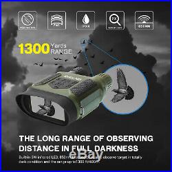 Night Vision Binoculars HD Digital Infrared Hunting Binocular Scope IR Camera