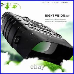 Night Vision Binoculars High Definition Infrared Hunting Rechargeable Telescope