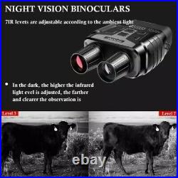 Night Vision Binoculars Long Distance Digital Infrared Hunting Camping