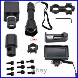 Night Vision Camera Hunting scope 4.5 screen 850nm Infrared LED IR 25mm Mount
