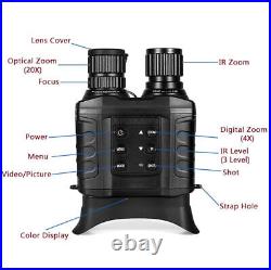 Night Vision Goggles 1080P Infrared Binoculars for Hunting 4x Digital Zoom Night Vision Goggles 1080P Infrared Binoculars for Hunting 4x Digital Zoom