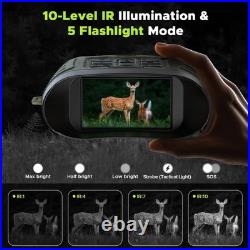 Night Vision Goggles, 112 MP 4K Night Vision Binoculars, 12X Zoom & 5000mAh B