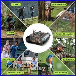 Night Vision Goggles, 112 MP 4K Night Vision Binoculars, 12X Zoom & 5000mAh B
