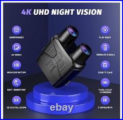 Night Vision Goggles 4K Binoculars 3'' HD Screen Binoculars Can Save Photos Night Vision Goggles 4K Binoculars 3'' HD Screen Binoculars Can Save Photos