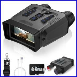 Night Vision Goggles 4K Night Vision Binoculars 10X Digital Zoom, 3'' HD Sc