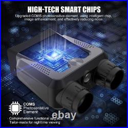 Night Vision Goggles 4K Night Vision Binoculars 10X Digital Zoom, 3'' HD Sc