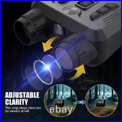 Night Vision Goggles 4K Night Vision Binoculars 10X Digital Zoom, 3'' HD Sc