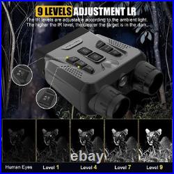 Night Vision Goggles 4K Night Vision Binoculars 10X Digital Zoom, 3'' HD Sc