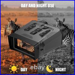 Night Vision Goggles 4K Night Vision Binoculars 10X Digital Zoom, 3'' HD Sc