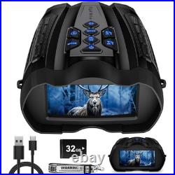 Night Vision Goggles, 4K Night Vision Binoculars for Adult with 3.5 HD Black Night Vision Goggles, 4K Night Vision Binoculars for Adult with 3.5 HD Black