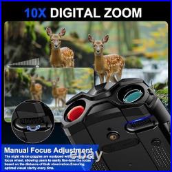 Night Vision Goggles, 4K Night Vision Binoculars for Adult with 3.5 HD Black Night Vision Goggles, 4K Night Vision Binoculars for Adult with 3.5 HD Black