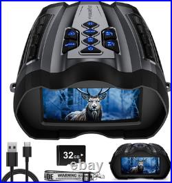 Night Vision Goggles, 4K Night Vision Binoculars for Adult with 3.5 HD Screen