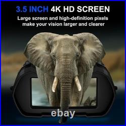 Night Vision Goggles, 4K Night Vision Binoculars for Adult with 5000mAh Rechar
