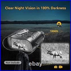 Night Vision Goggles 4K Night Vision Binoculars for Adults, 3.2'' HD Screen