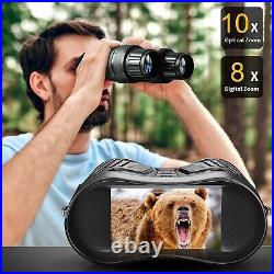Night Vision Goggles 4K Night Vision Binoculars for Adults, 3.2'' HD Screen