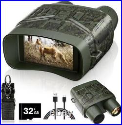 Night Vision Goggles 4K Night Vision Binoculars for Adults, 3'' HD Screen