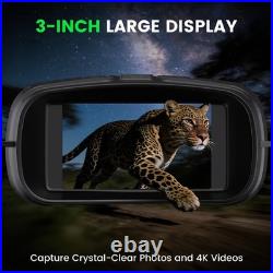 Night Vision Goggles, 4K Night Vision Binoculars for Adults with 5000mAh Batt