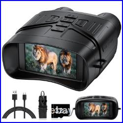 Night Vision Goggles 4K Night Vision Binoculars with 5000mAh Rechargeable B
