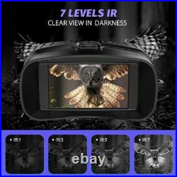 Night Vision Goggles 4K Night Vision Binoculars with 5000mAh Rechargeable B