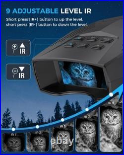 Night Vision Goggles 5K Night Vision Binoculars for Adults, 5000mAh Recharg