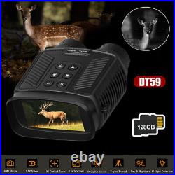 Night Vision Goggles Binoculars Digital IR Mounted Hunting Rechargeable US