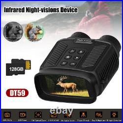 Night Vision Goggles Binoculars Digital IR Mounted Hunting Rechargeable US