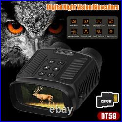 Night Vision Goggles Binoculars Digital IR Mounted Hunting Rechargeable US