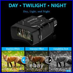 Night Vision Goggles Digital WiFi Binoculars 5K Infrared 10X Zoom with 4 Screen