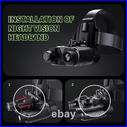 Night Vision Goggles HD Digital IR Head Mounted Hunting Rechargeable Binoculars Night Vision Goggles HD Digital IR Head Mounted Hunting Rechargeable Binoculars