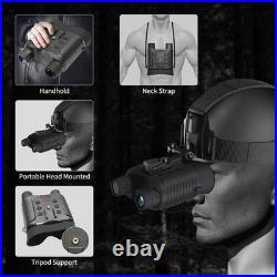 Night Vision Goggles Head Mount Binoculars 3D Digital Infrared Hunting Telescope Night Vision Goggles Head Mount Binoculars 3D Digital Infrared Hunting Telescope