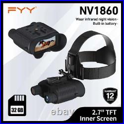 Night Vision Goggles Head Mount Binoculars 3D Digital Infrared Hunting Telescope Night Vision Goggles Head Mount Binoculars 3D Digital Infrared Hunting Telescope