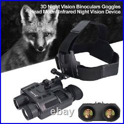 Night Vision Goggles Head Mounted Binoculars 8XZoom Infrared Outdoor Hunting NEW