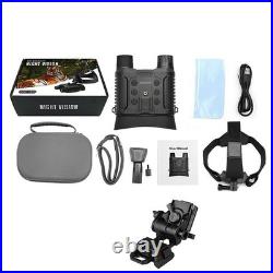 Night Vision Goggles Head Mounted Binoculars 8X Zoom Infrared Outdoor Hunting US