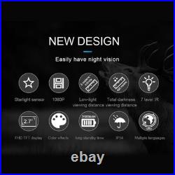 Night Vision Goggles Head Mounted Binoculars 8X Zoom Infrared Outdoor Hunting US