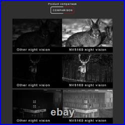 Night Vision Goggles Head Mounted Binoculars 8X Zoom Infrared Outdoor Hunting US