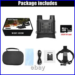 Night Vision Goggles Head Mounted Binoculars 8/4X Zoom HD Infrared for Hunting