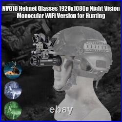 Night Vision Goggles Head Mounted Monocular Digital Infrared 1920x1080p Hunting