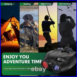 Night Vision Goggles Head Mounted Rechargeable Infrared Digital Binoculars Gifts