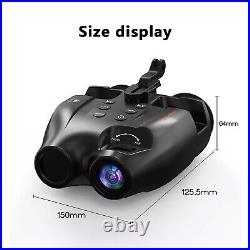 Night Vision Goggles Helmet &Head Mounted Binoculars Digital Infrared GogglesBA