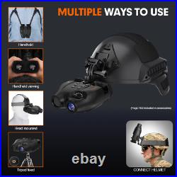 Night Vision Goggles Helmet & Head Mounted Binoculars Digital Infrared Goggles Night Vision Goggles Helmet & Head Mounted Binoculars Digital Infrared Goggles