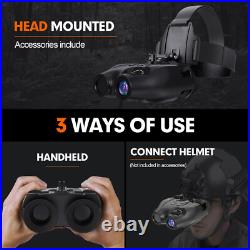 Night Vision Goggles Helmet &Head Mounted Binoculars Digital Infrared Gogglesii