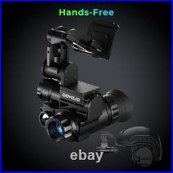 Night Vision Goggles Helmet-Mounted Monocular for Hunting Surveillance Camping