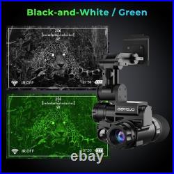 Night Vision Goggles Helmet-Mounted Monocular for Hunting Surveillance Camping