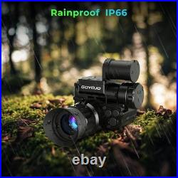 Night Vision Goggles Helmet-Mounted Monocular for Hunting Surveillance Camping