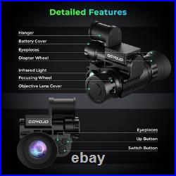 Night Vision Goggles Helmet-Mounted Monocular for Hunting Surveillance Camping