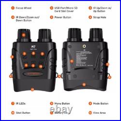 Night Vision Goggles Infrared Digital Binoculars For Total Darkness Surveillance